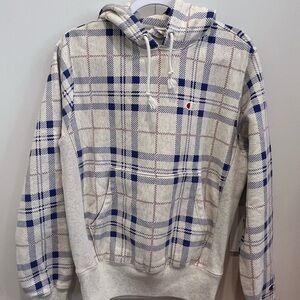 Champion Plaid Hooded Sweatshirt